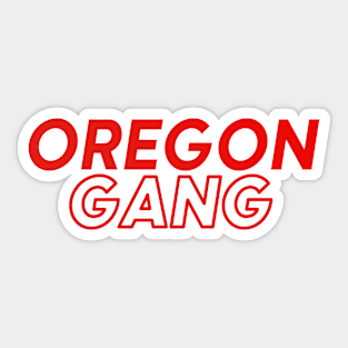 Oregon Gang Sticker